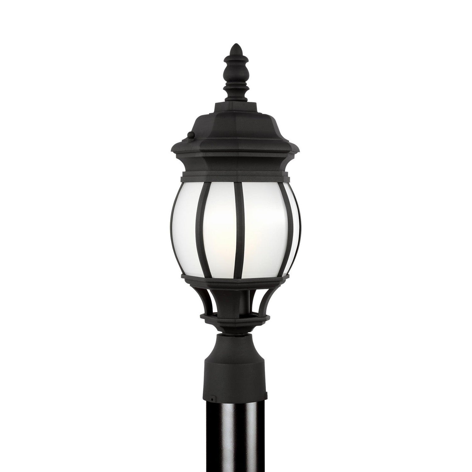 Generation Lighting - 89202-12 - One Light Outdoor Post Lantern - Wynfield - Black