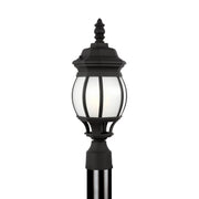 Generation Lighting - 89202EN3-12 - One Light Outdoor Post Lantern - Wynfield - Black