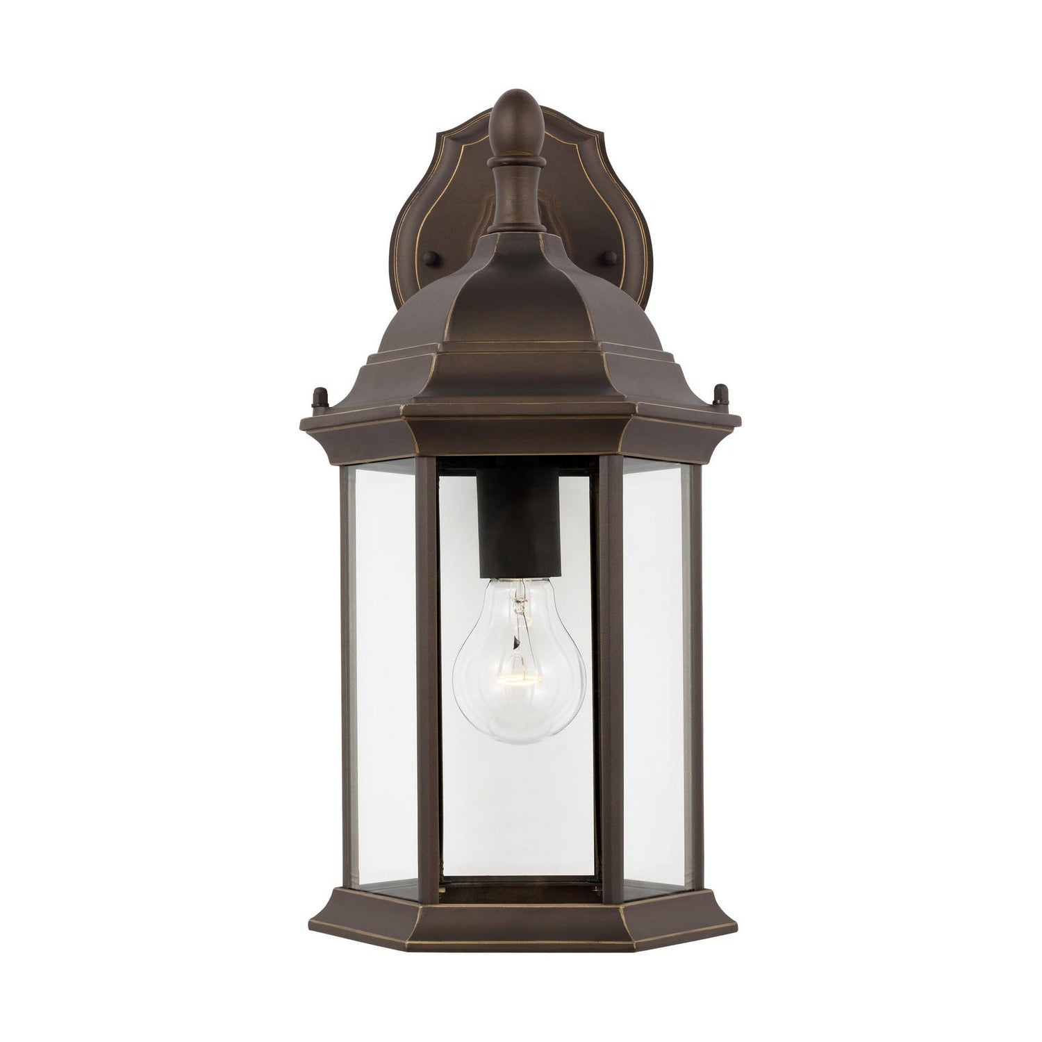 Generation Lighting - 8938701-71 - One Light Outdoor Wall Lantern - Sevier - Antique Bronze