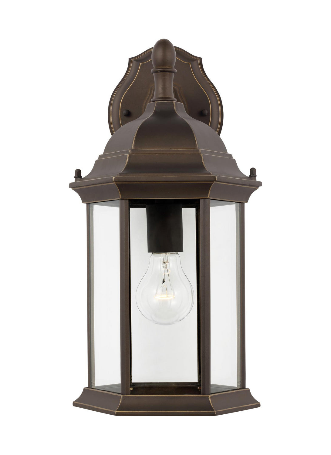 Generation Lighting - 8938701-71 - One Light Outdoor Wall Lantern - Sevier - Antique Bronze