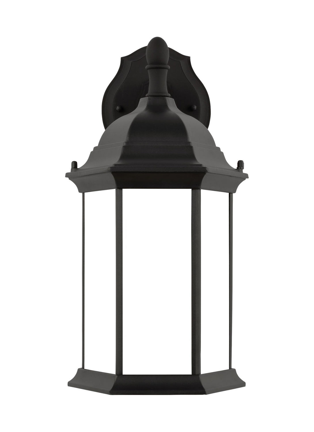 Generation Lighting - 8938751-12 - One Light Outdoor Wall Lantern - Sevier - Black