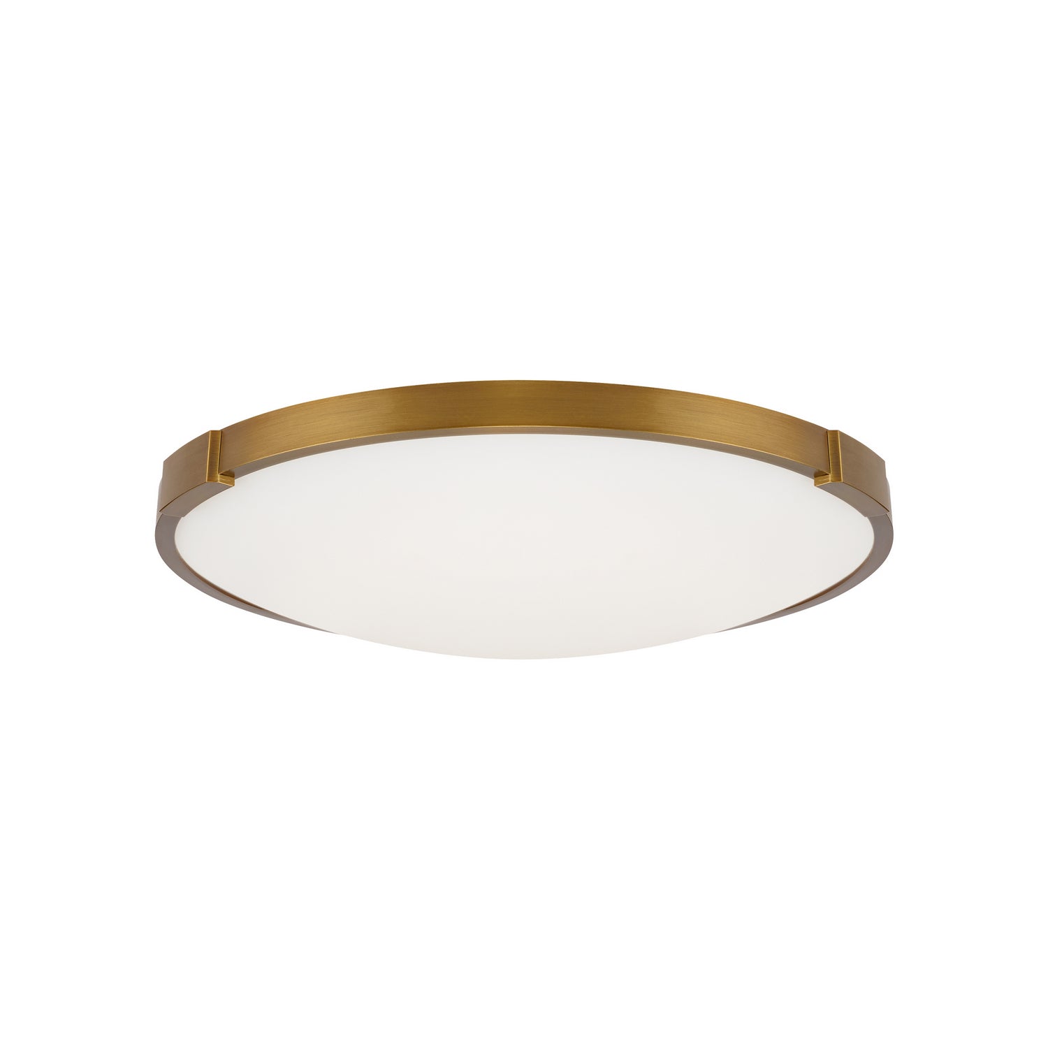 Visual Comfort Modern - 700FMLNC13A-LED927 - LED Flush Mount - Lance - Aged Brass