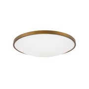 Visual Comfort Modern - 700FMVNC18A-LED927-277 - LED Flush Mount - Vance - Aged Brass