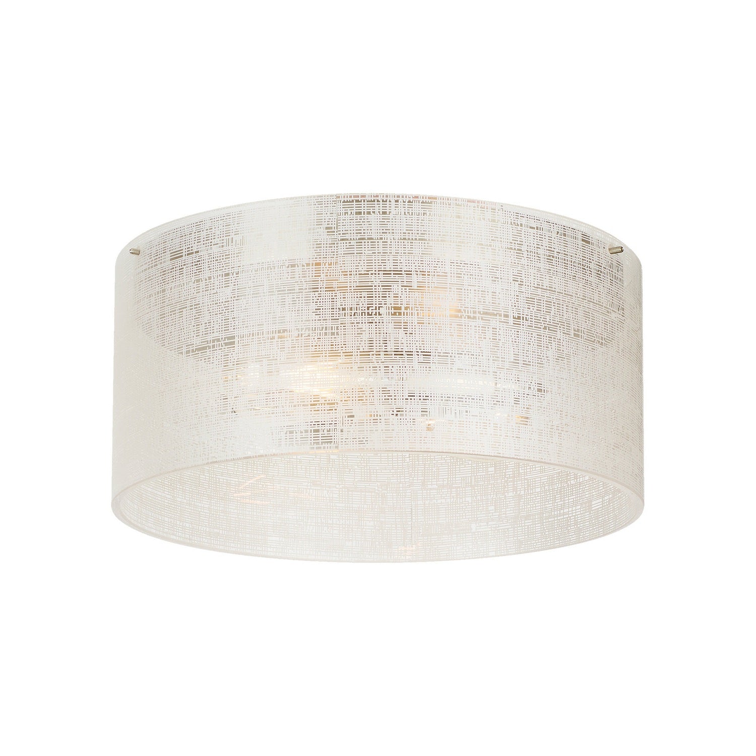 Visual Comfort Modern - 700FMVTRLNS - Two Light Flush Mount - Vetra - Satin Nickel