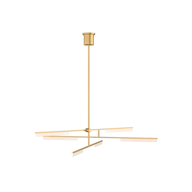 Visual Comfort Modern - 700KLE6NB-LED930 - LED Chandelier - Klee - Natural Brass