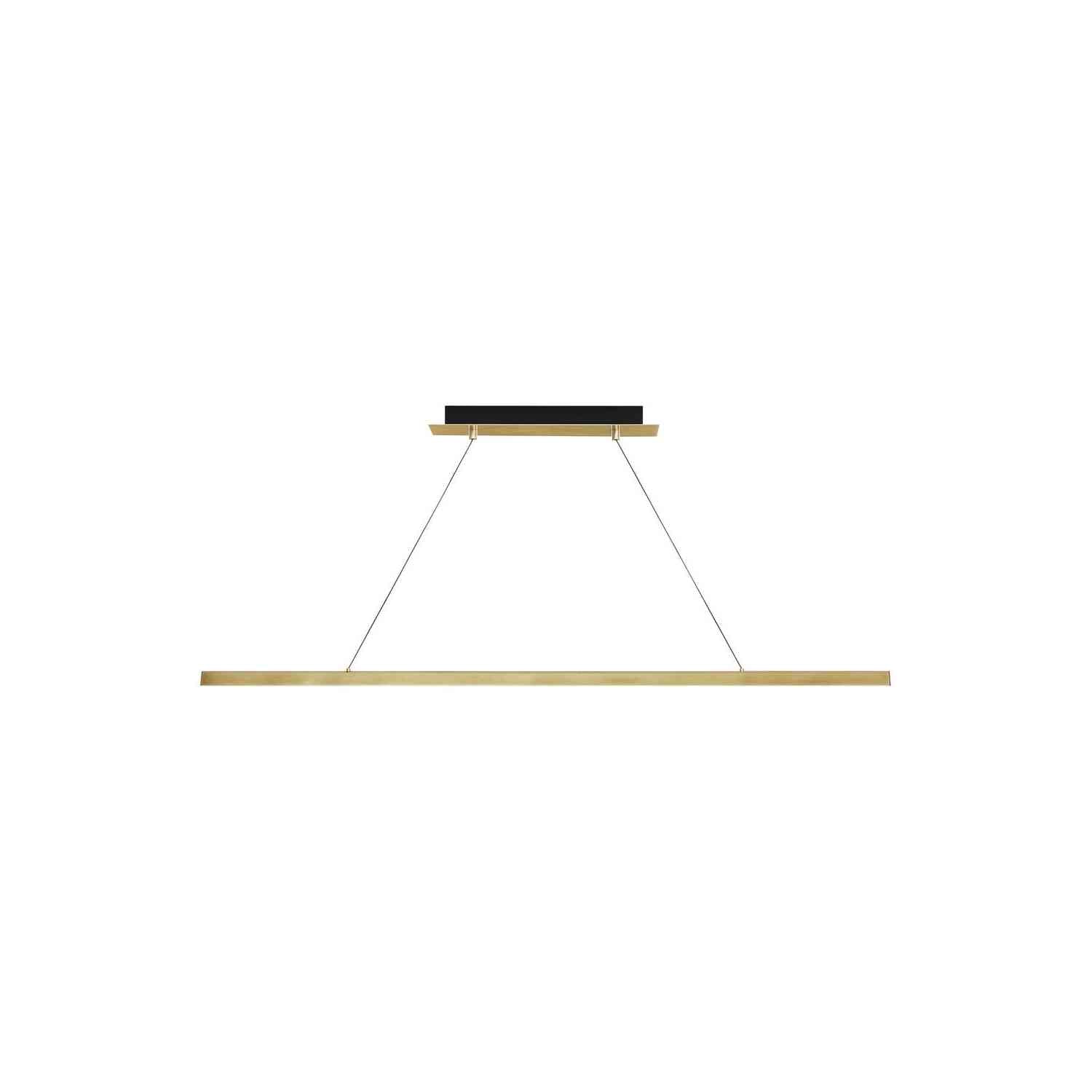 Visual Comfort Modern - 700LSDES48NB-LED92730 - LED Linear Suspension - Dessau - Natural Brass