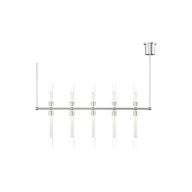 Visual Comfort Modern - 700LSLNG48N-LED930 - LED Suspension - Linger - Polished Nickel