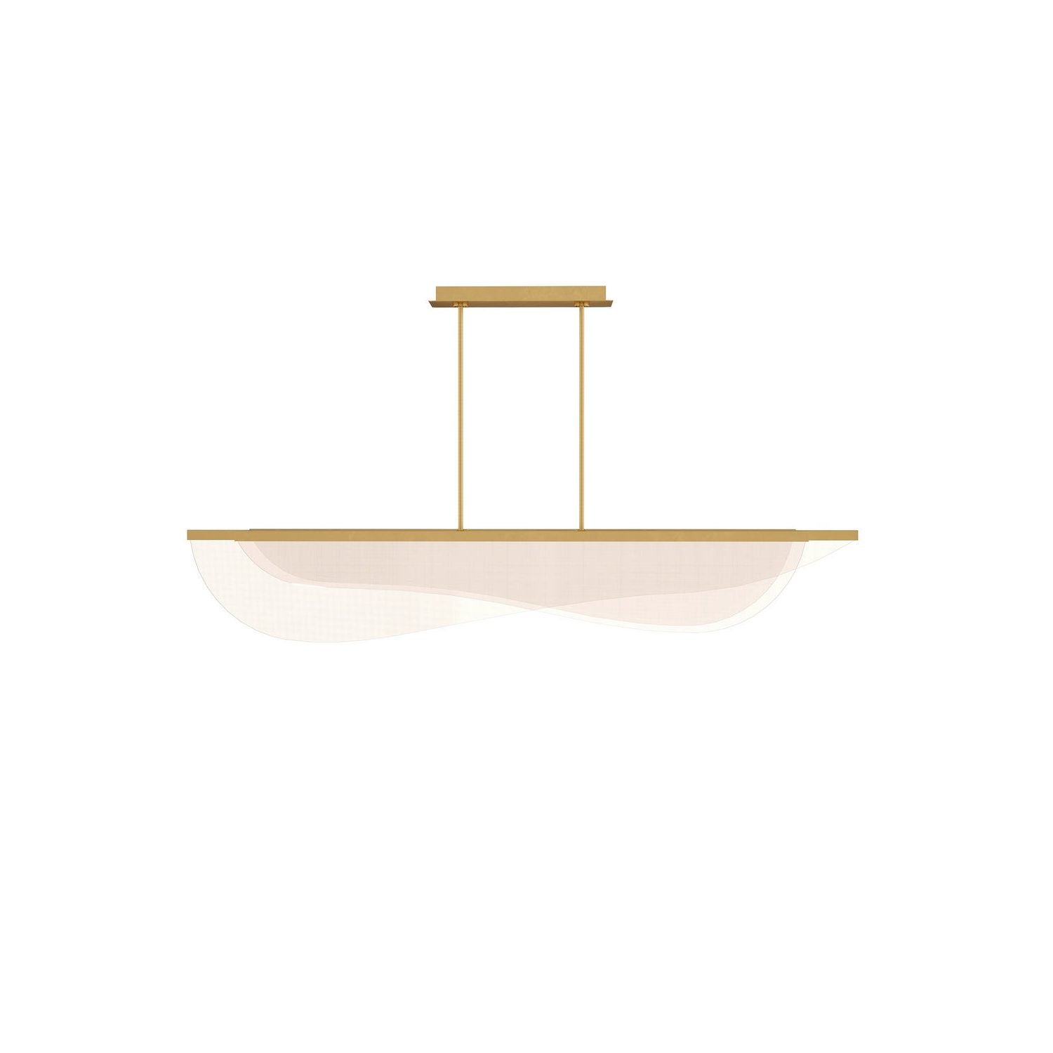 Visual Comfort Modern - 700LSNYR60BR-LED930 - LED Suspension - Nyra - Plated Brass