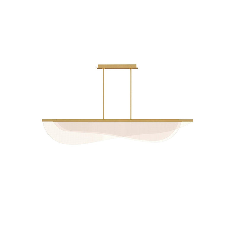 Visual Comfort Modern - 700LSNYR60BR-LED930 - LED Suspension - Nyra - Plated Brass