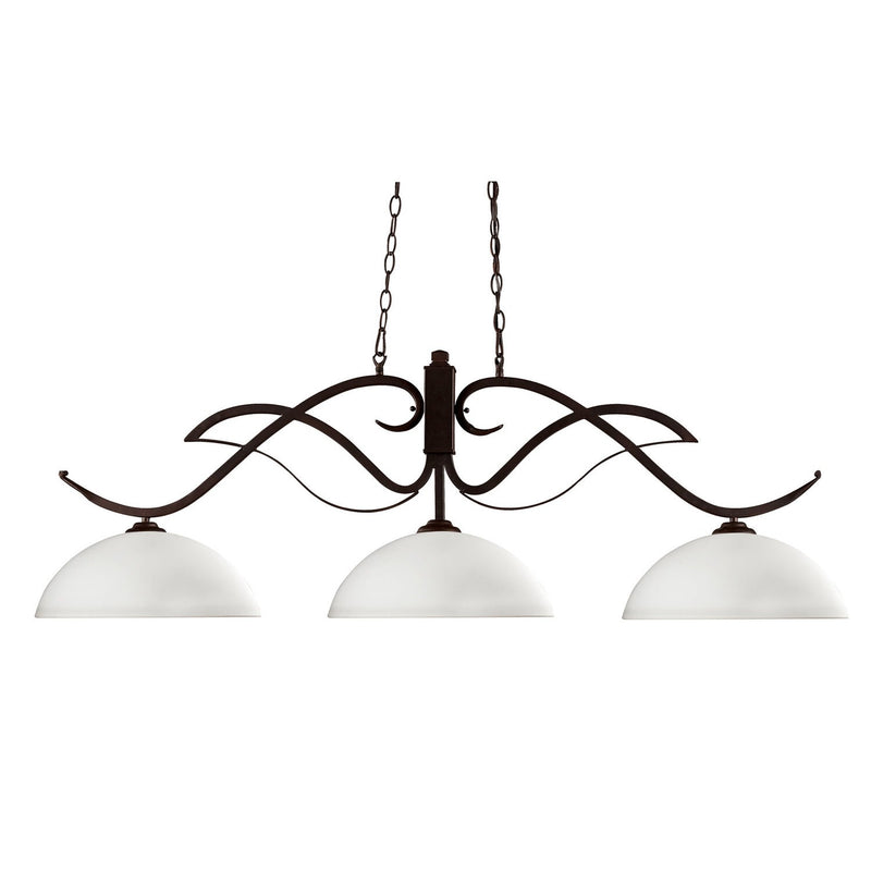Z-Lite - 126BRZ-DMO14 - Three Light Billiard - Phoenix - Bronze