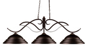 Z-Lite - 126BRZ-SBRZ - Three Light Billiard - Phoenix - Bronze