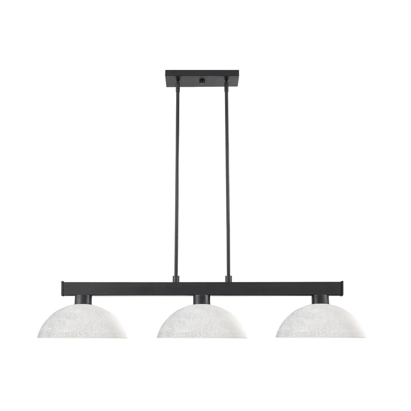 Z-Lite - 152MB-DWL14 - Three Light Billiard - Cobalt - Matte Black