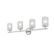 Z-Lite - 1934-4V-PN - Four Light Vanity - Dover Street - Polished Nickel