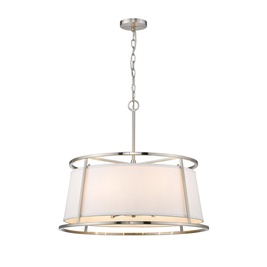 Z-Lite - 1935-26BN - Six Light Chandelier - Lenyx Pendant - Brushed Nickel