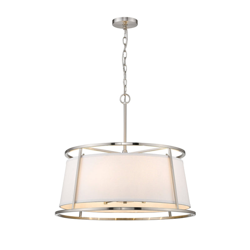 Z-Lite - 1935-26BN - Six Light Chandelier - Lenyx Pendant - Brushed Nickel
