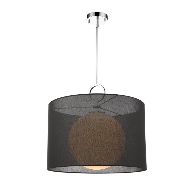 Z-Lite - 194-24BK-C - One Light Pendant - Arosia - Chrome