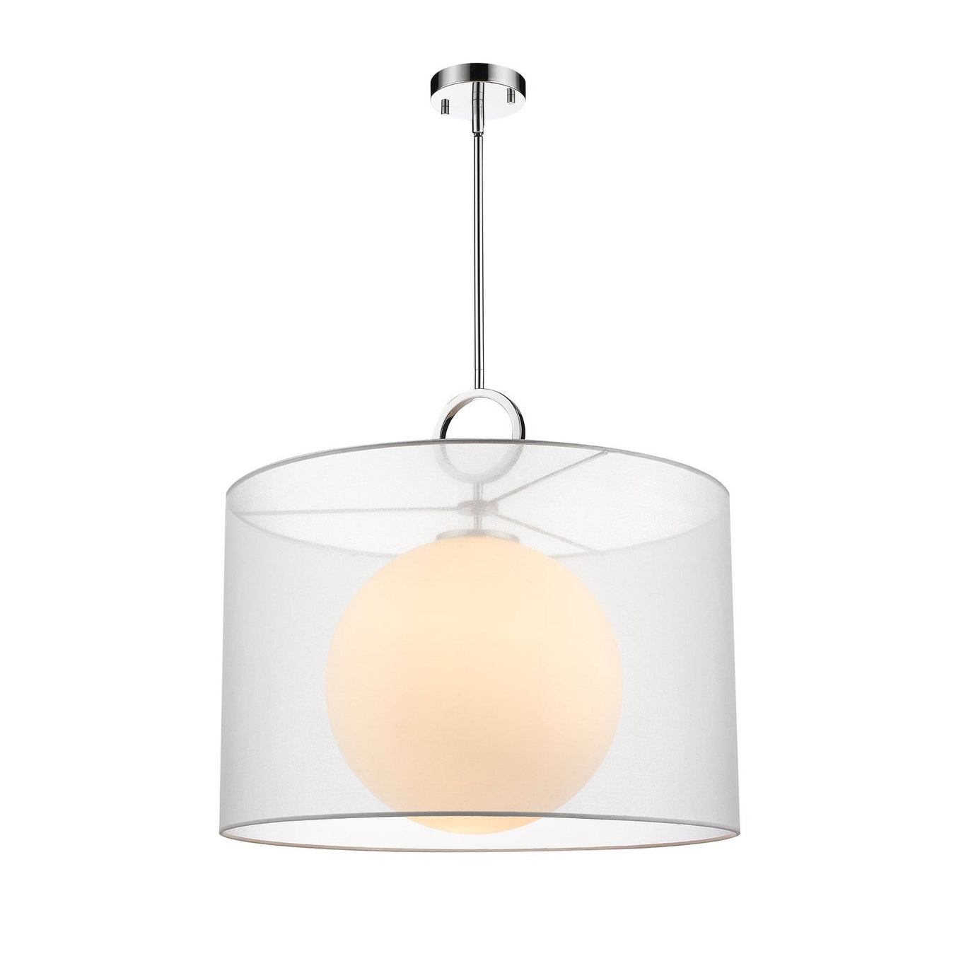 Z-Lite - 194-24W-C - One Light Pendant - Arosia - Chrome