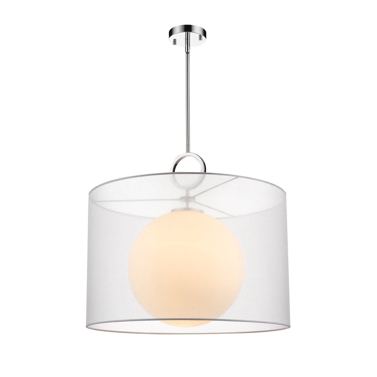 Z-Lite - 194-24W-C - One Light Pendant - Arosia - Chrome