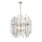 Z-Lite - 4006-9PN - Six Light Chandelier - Bova - Polished Nickel