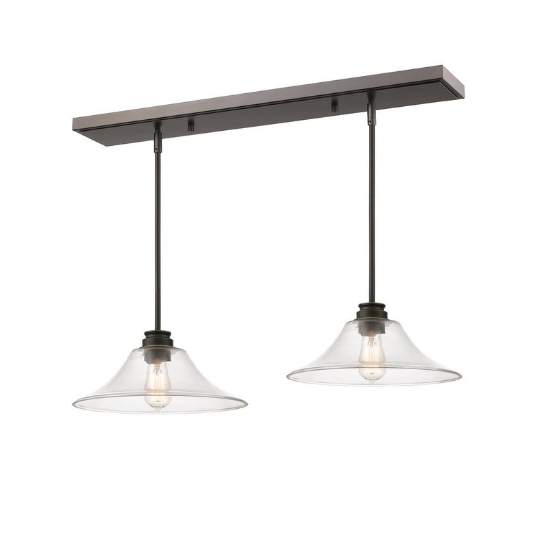 Z-Lite - 428MP14-2OB - One Light Linear Chandelier - Annora - Olde Bronze
