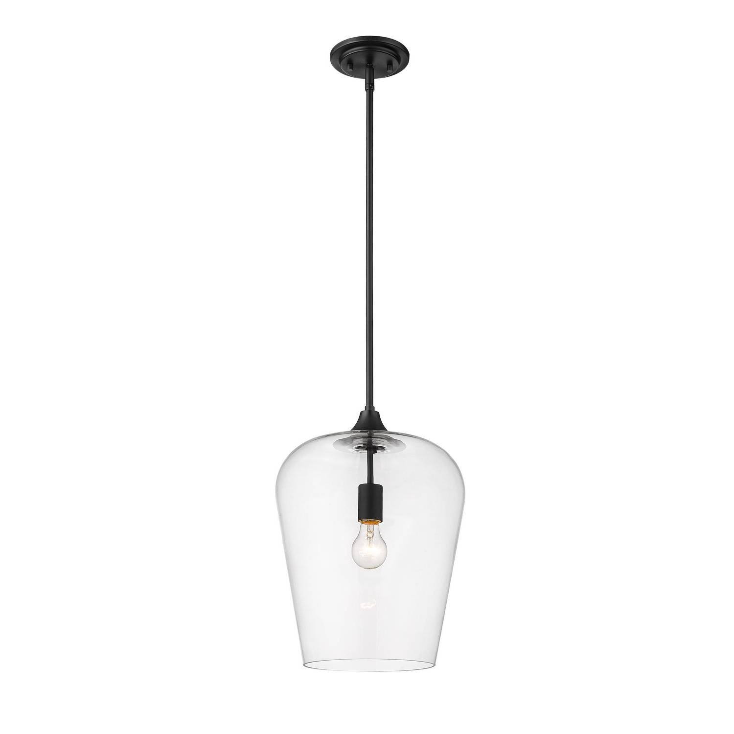 Z-Lite - 473P12-MB - One Light Pendant - Joliet - Matte Black