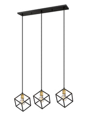 Z-Lite - 478-3L-BRZ-OBR - Three Light Linear Chandelier - Vertical - Bronze + Olde Brass