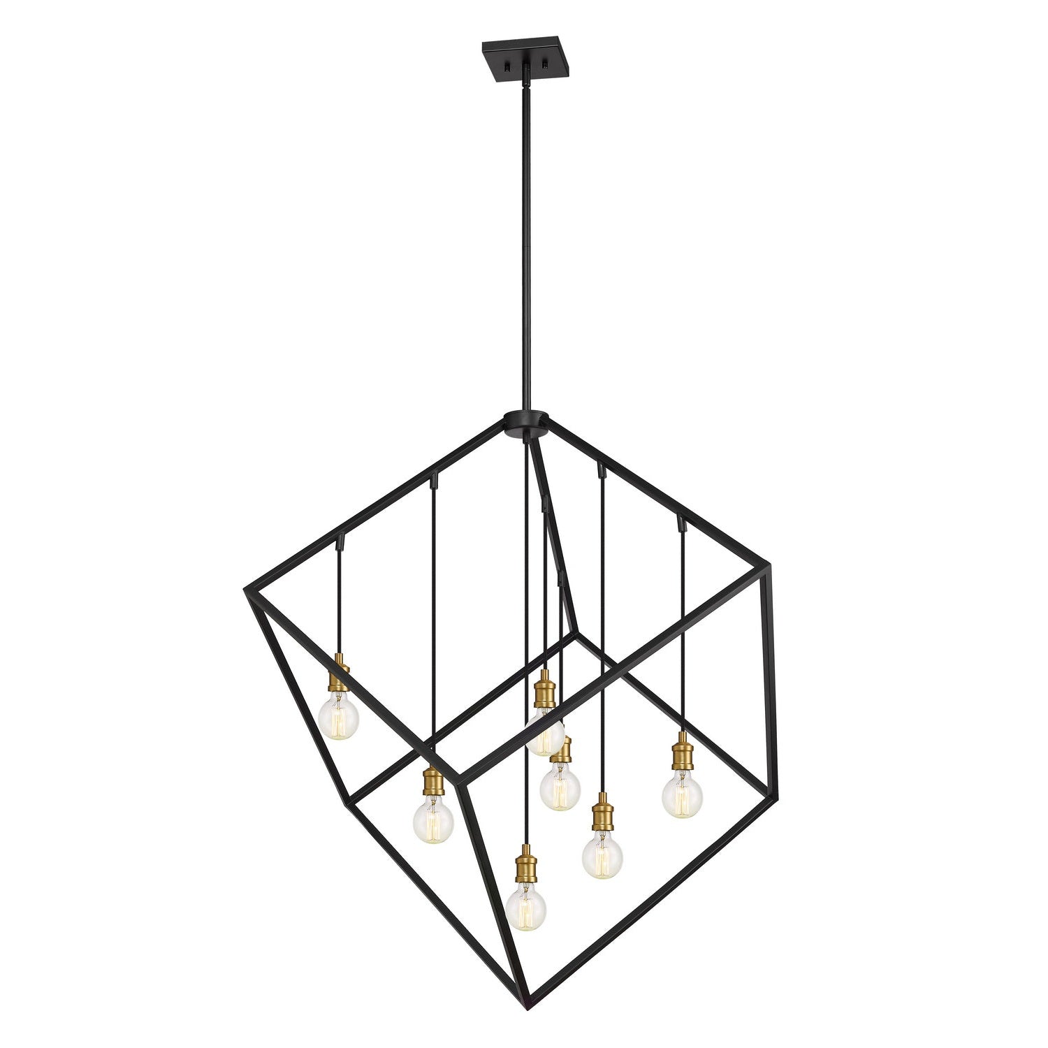 Z-Lite - 478P44-BRZ-OBR - Seven Light Chandelier - Vertical - Bronze + Olde Brass