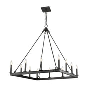 Z-Lite - 482S-12MB - 12 Light Chandelier - Barclay - Matte Black
