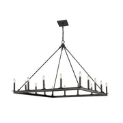 Z-Lite - 482S-16MB - 16 Light Chandelier - Barclay - Matte Black