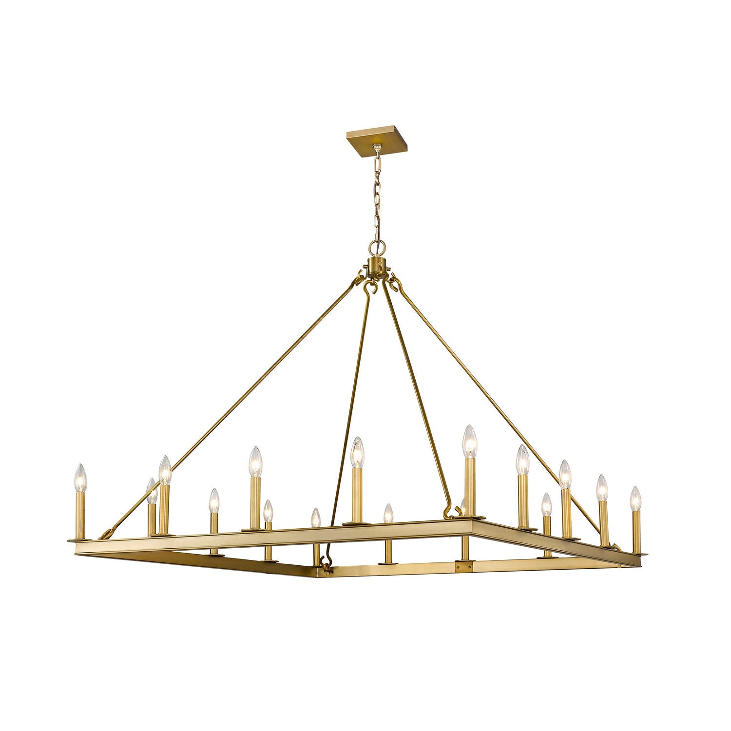 Z-Lite - 482S-16OBR - 16 Light Chandelier - Barclay - Olde Brass