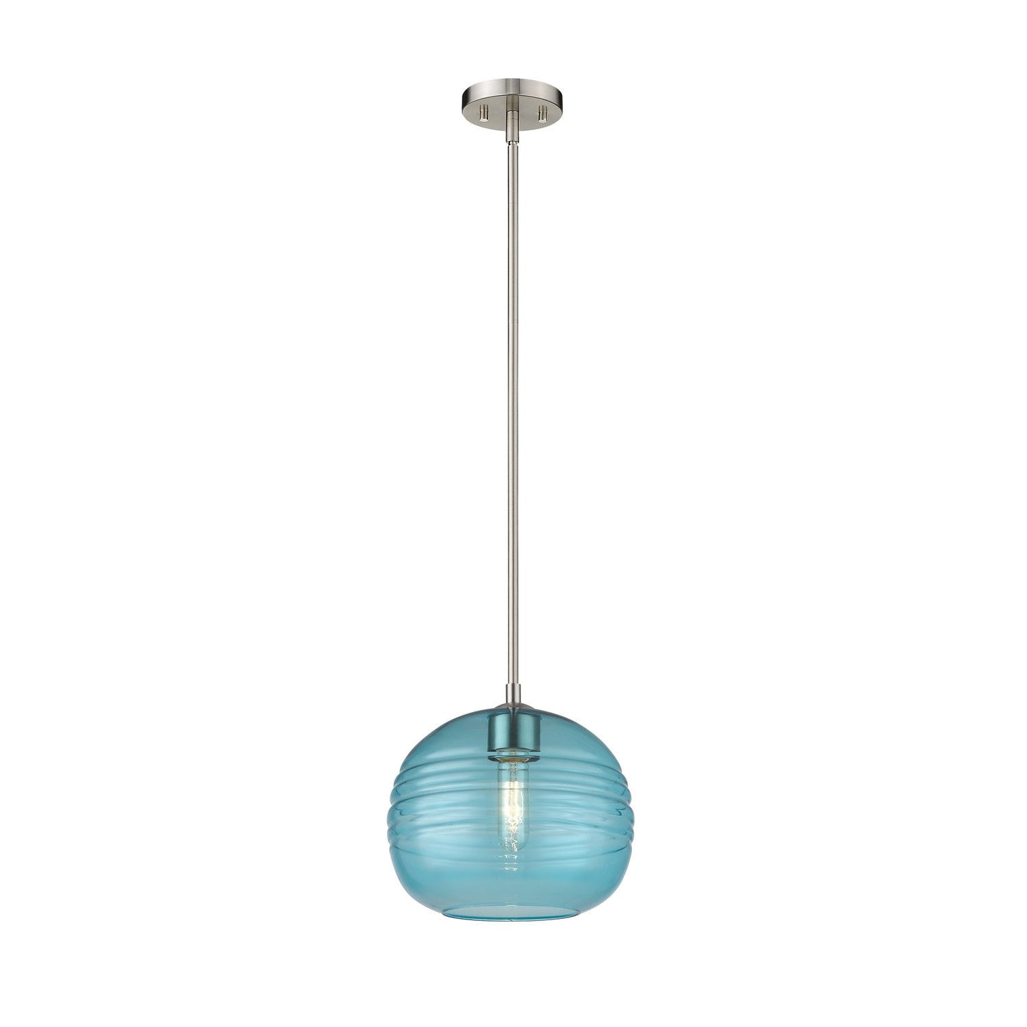 Z-Lite - 487P10-BN - One Light Pendant - Harmony - Brushed Nickel