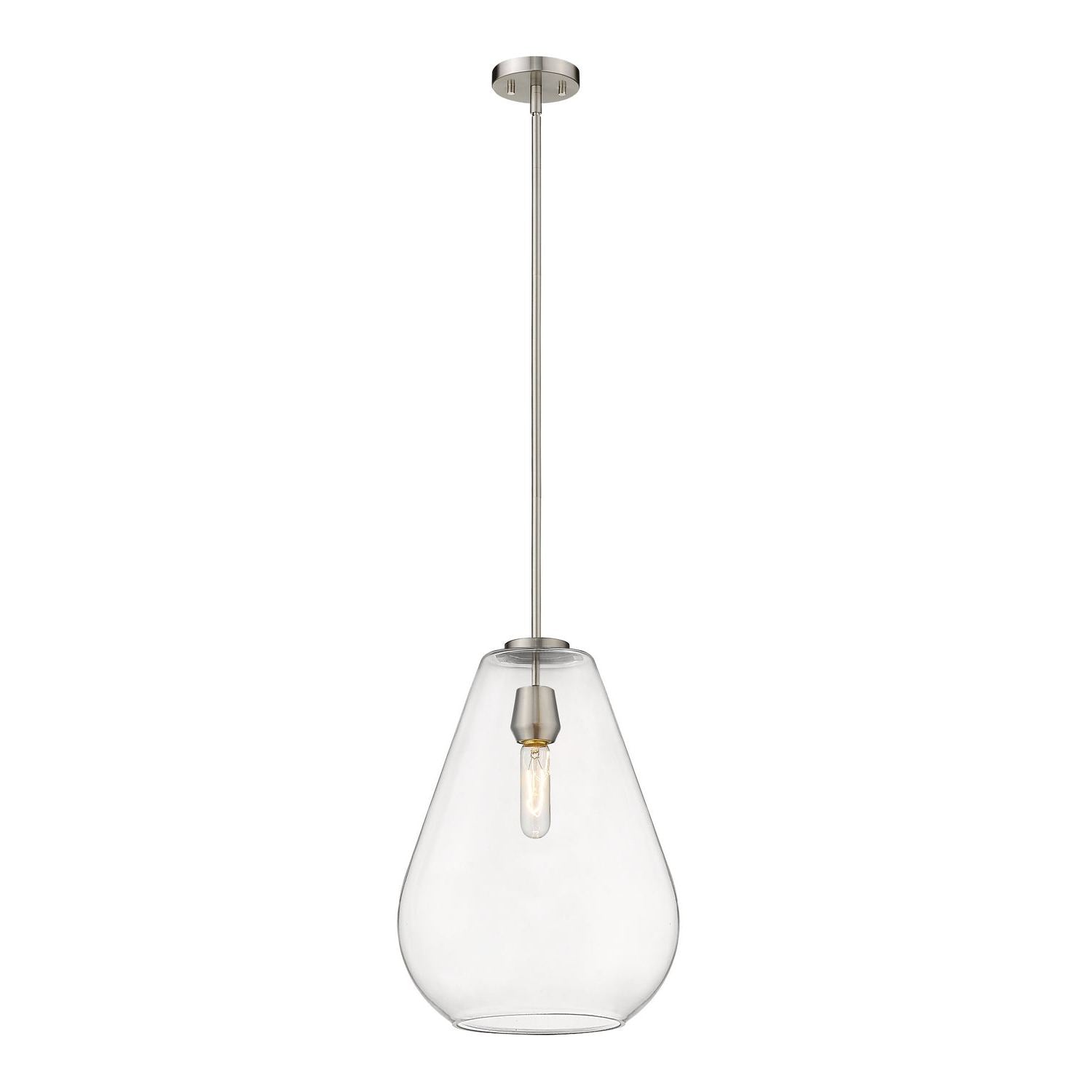 Z-Lite - 488P12-BN - One Light Pendant - Ayra - Brushed Nickel