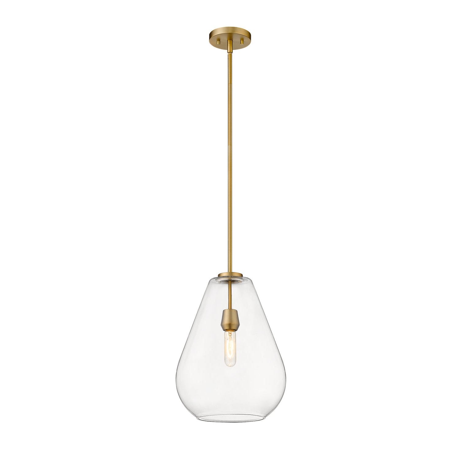 Z-Lite - 488P12-OBR - One Light Pendant - Ayra - Olde Brass