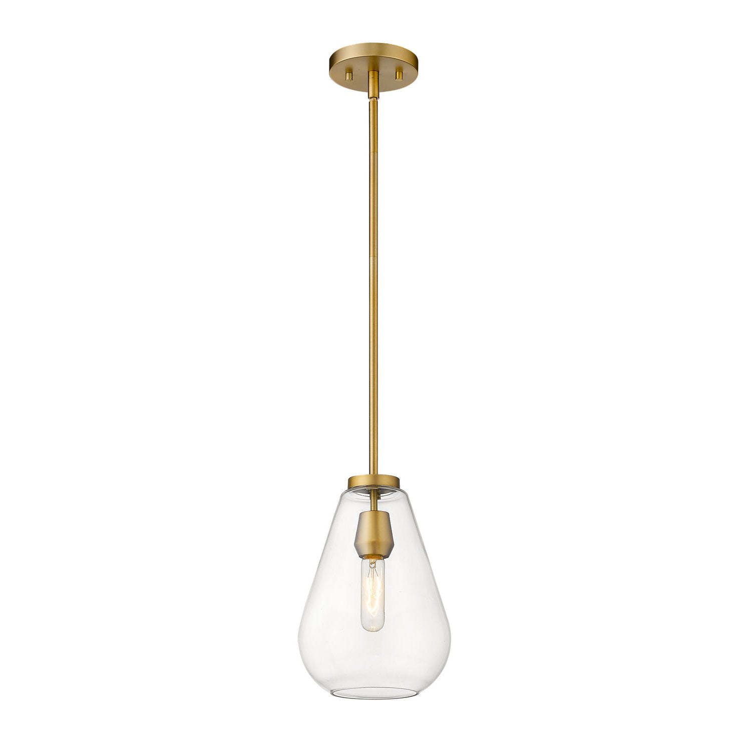 Z-Lite - 488P8-OBR - One Light Pendant - Ayra - Olde Brass