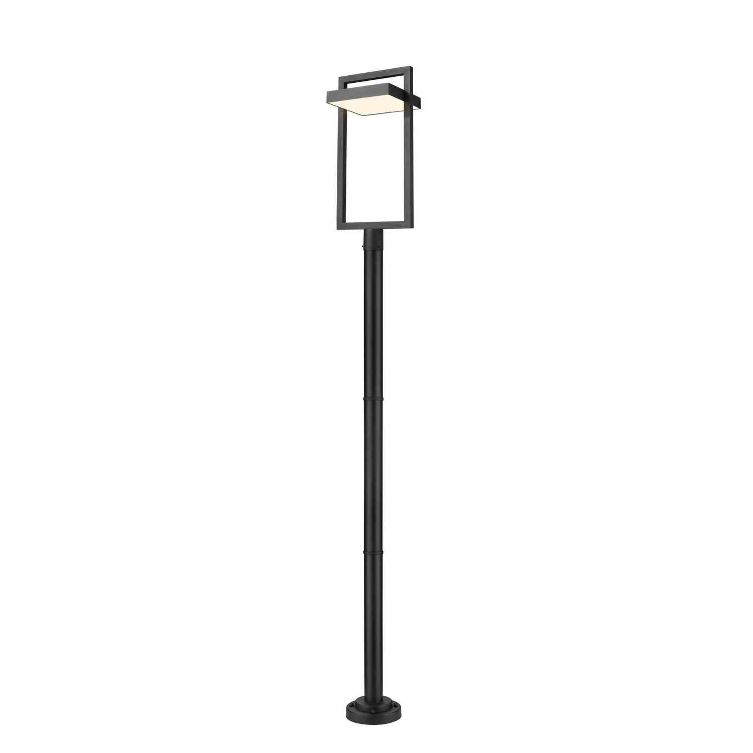 Z-Lite - 566PHXLR-567P-BK-LED - LED Outdoor Post Moun Fixture - Luttrel - Black