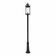 Z-Lite - 569PHXL-511P-BK - One Light Outdoor Post Mounted Fixture - Roundhouse - Black