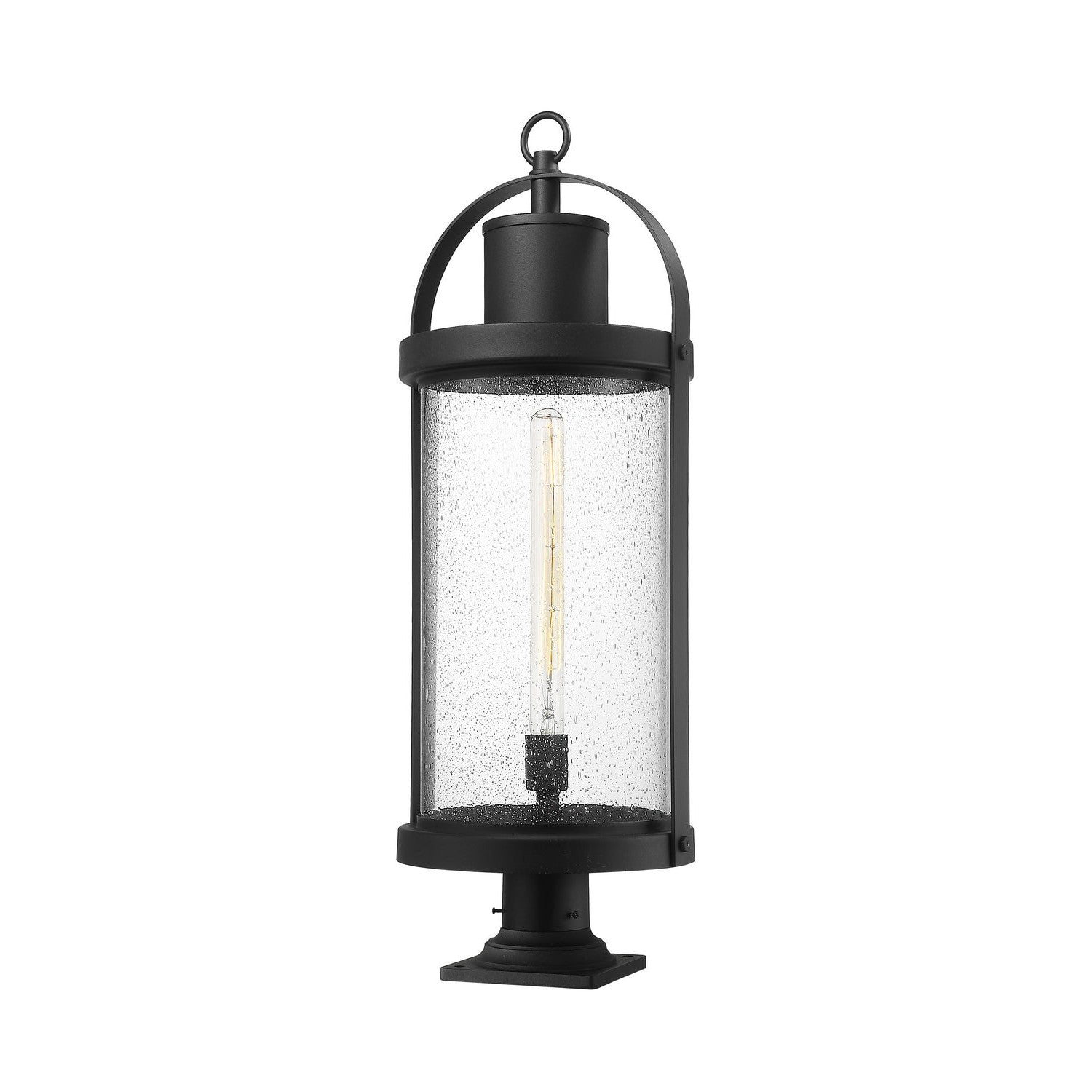Z-Lite - 569PHXL-533PM-BK - One Light Outdoor Pier Mounted Fixture - Roundhouse - Black
