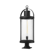 Z-Lite - 569PHXL-533PM-BK - One Light Outdoor Pier Mounted Fixture - Roundhouse - Black