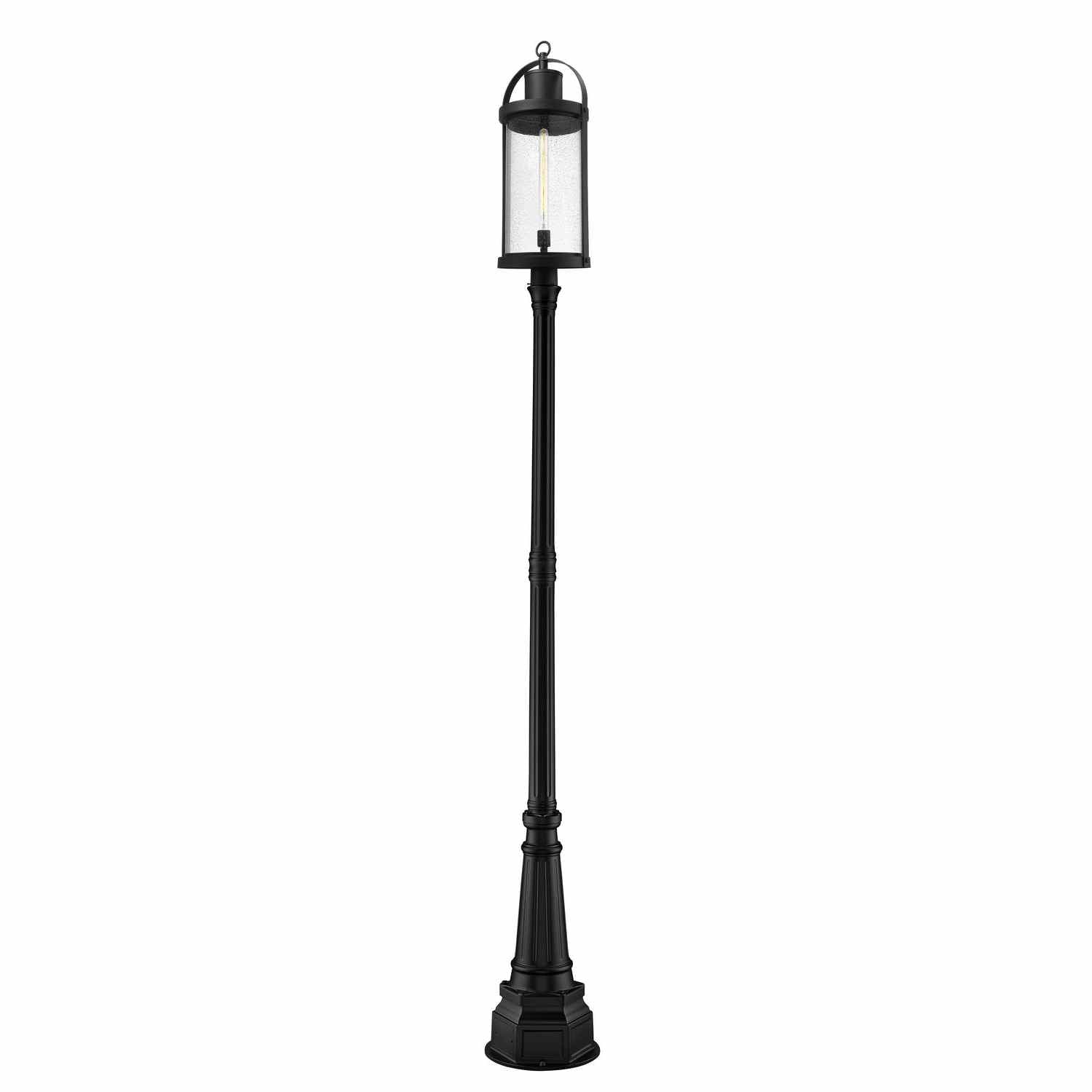 Z-Lite - 569PHXL-564P-BK - One Light Outdoor Post Mounted Fixture - Roundhouse - Black