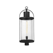 Z-Lite - 569PHXL-BK - One Light Outdoor Post Mount Fixture - Roundhouse - Black