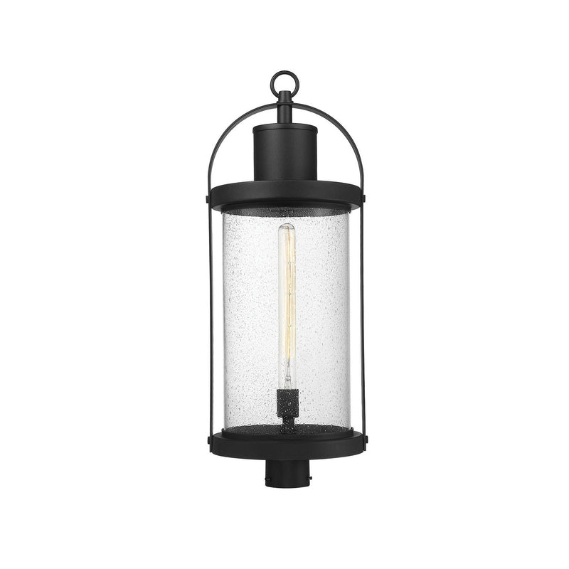 Z-Lite - 569PHXL-BK - One Light Outdoor Post Mount Fixture - Roundhouse - Black