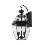 Z-Lite - 580B-BK - Three Light Outdoor Wall Light - Westover - Black