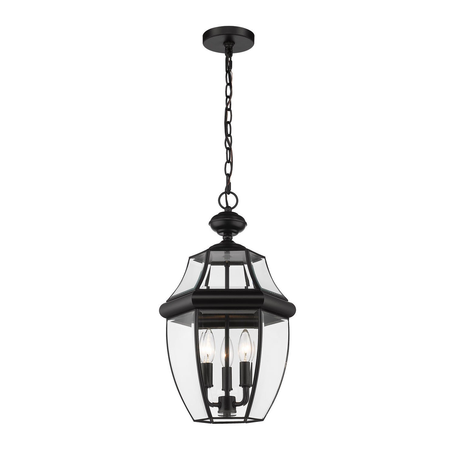 Z-Lite - 580CHB-BK - Three Light Outdoor Chain Mount Ceiling Fixture - Westover - Black