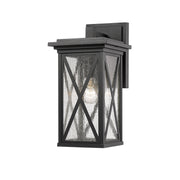 Z-Lite - 583M-BK - One Light Outdoor Wall Light - Brookside - Black