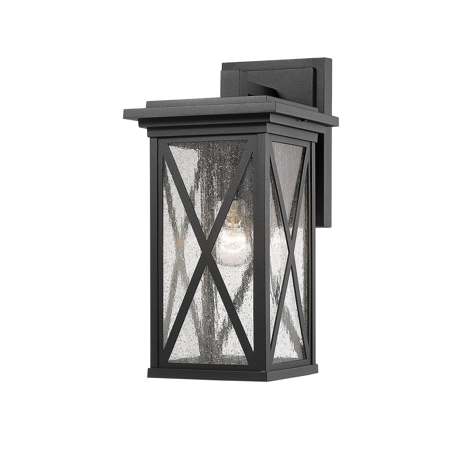 Z-Lite - 583M-BK - One Light Outdoor Wall Light - Brookside - Black