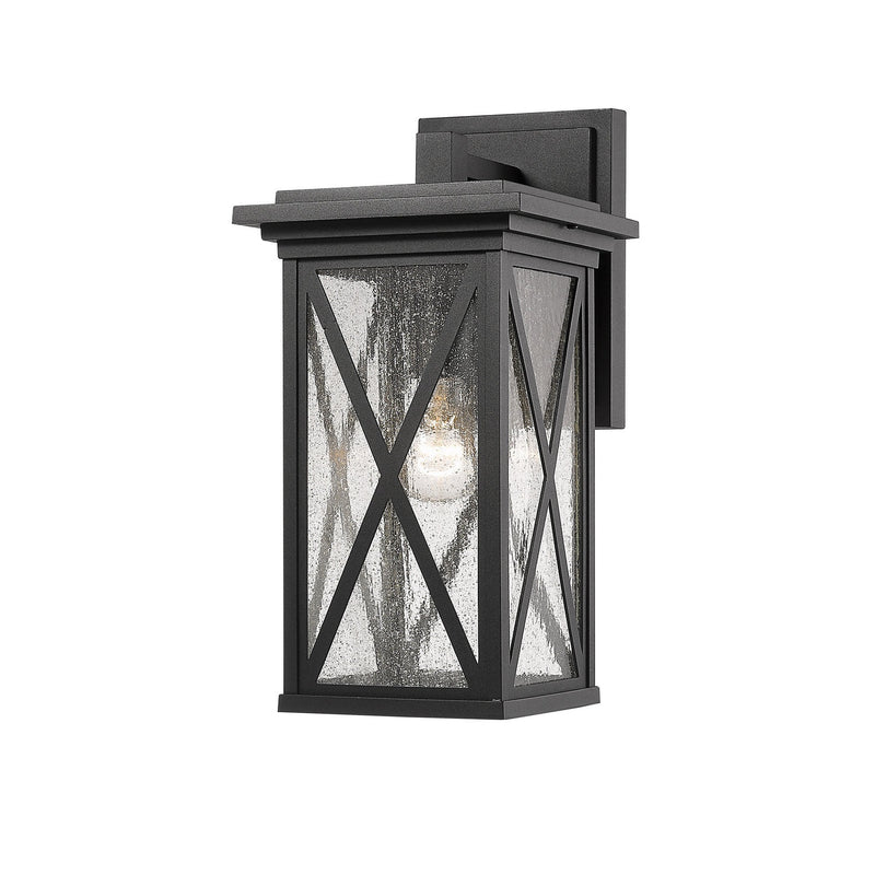 Z-Lite - 583M-BK - One Light Outdoor Wall Light - Brookside - Black