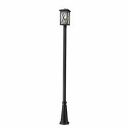 Z-Lite - 583PHBR-519P-BK - One Light Outdoor Post Mounted Fixture - Brookside - Black