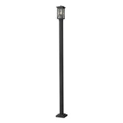 Z-Lite - 583PHMS-536P-BK - One Light Outdoor Post Mounted Fixture - Brookside - Black