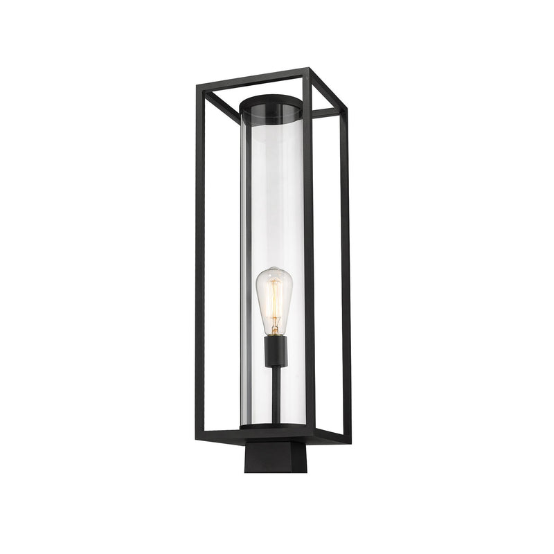 Z-Lite - 584PHBS-BK - One Light Outdoor Post Mount Fixture - Dunbroch - Black