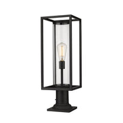 Z-Lite - 584PHMR-533PM-BK - One Light Outdoor Pier Mounted Fixture - Dunbroch - Black
